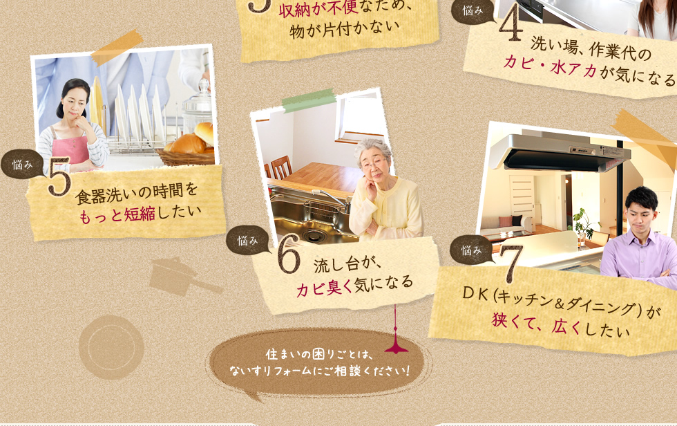 住まいの困りごとは、ないすリフォームにご相談ください!